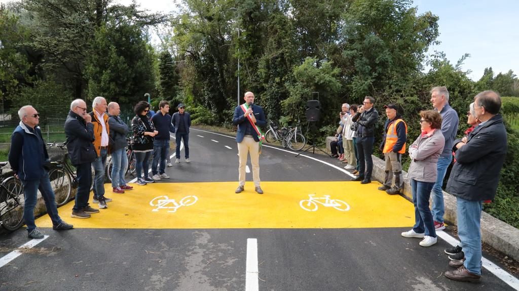 Immagine per Aumentano le ciclabili a San Canzian, la Romea Strata fino a Pieris